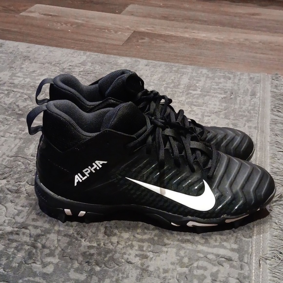 Nike Alpha Menace 2 Shark Size 11 Black/white Football Cleat main image 4